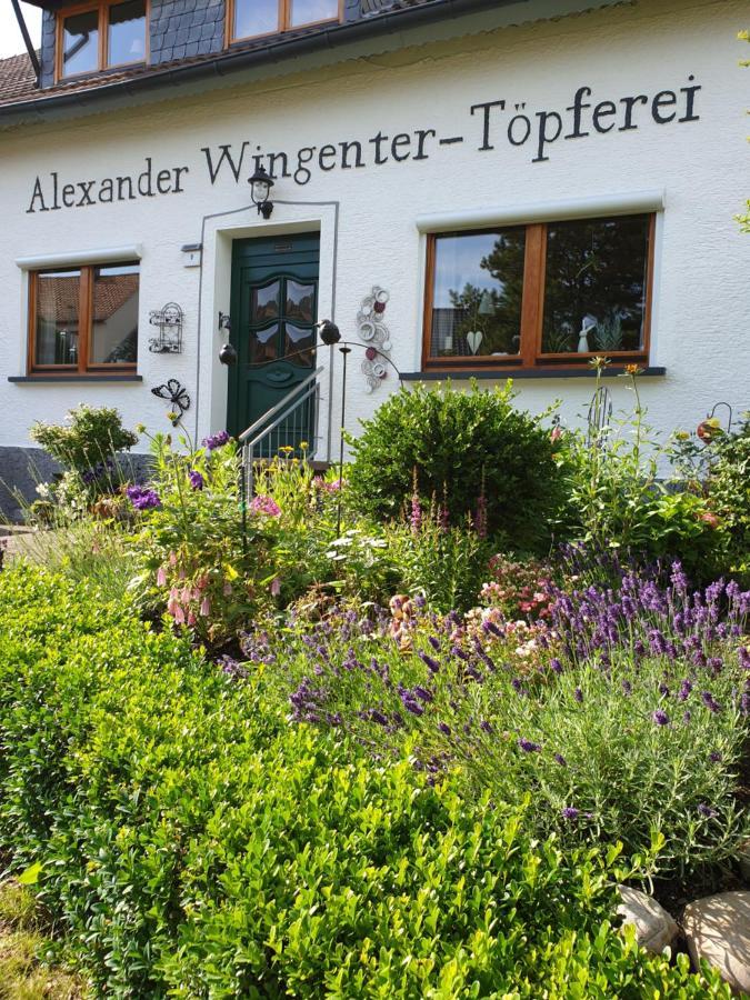 Ferienwohnung Zur Toepferstube Spabrucken Exteriör bild